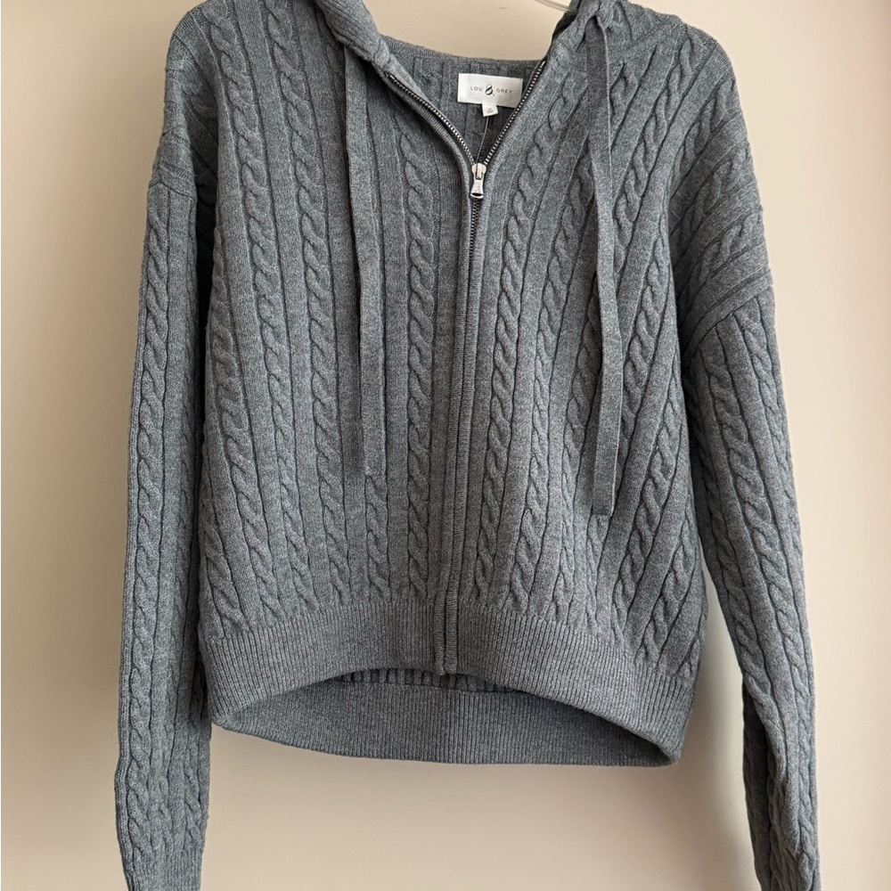Lou & Grey Gray Cable Knit Set - Picture 5 of 5